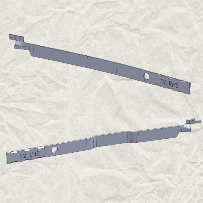 Remington 870 - shell latches (pair)